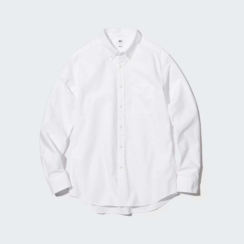 UNIQLO Oxford Slim-Fit Long Sleeve Shirt